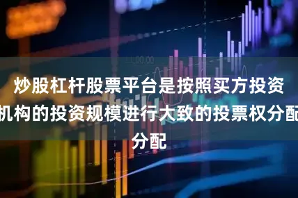 炒股杠杆股票平台是按照买方投资机构的投资规模进行大致的投票权分配